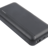 Power bank 20 000 mAh, 2x USB-A utgång, svart