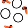 Clip - For Hook Adjustable - Orange - 3 pcs.
