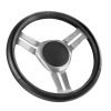 Båtratt Isotta Vertice Läder / Alu 350mm Med Nav