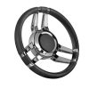 Båtratt Isotta Carlotta Läder / SS 350mm Med Nav